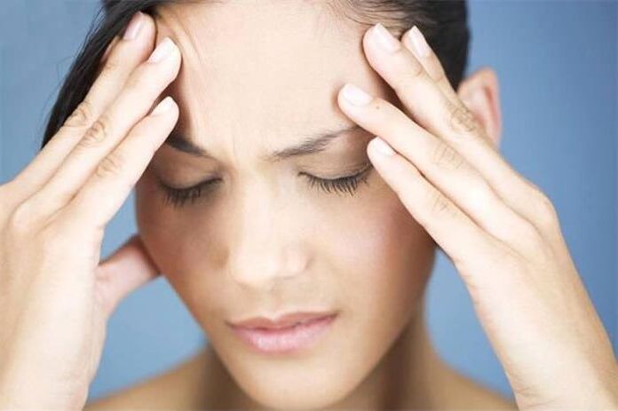 Maux de tête avec ostéochondrose cervicale