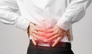 Ostéochondrose de la colonne vertébrale chez un homme